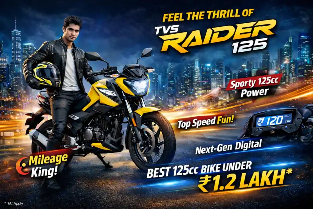 TVS Raider New Look