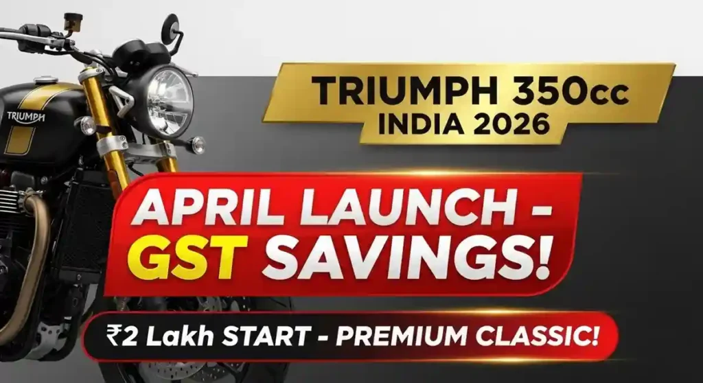 Triumph 350cc India Launch 2026