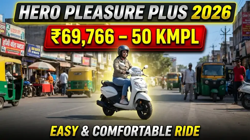 Hero Pleasure Plus Features  2026