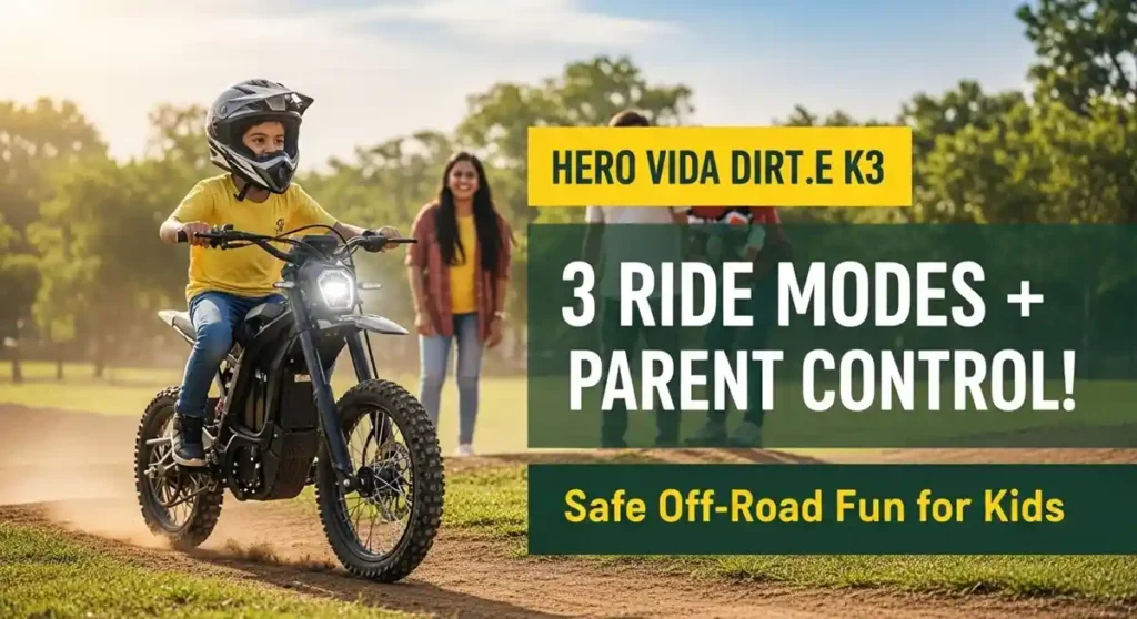 Hero Vida Dirt.E K3 Features Battery Power 2026