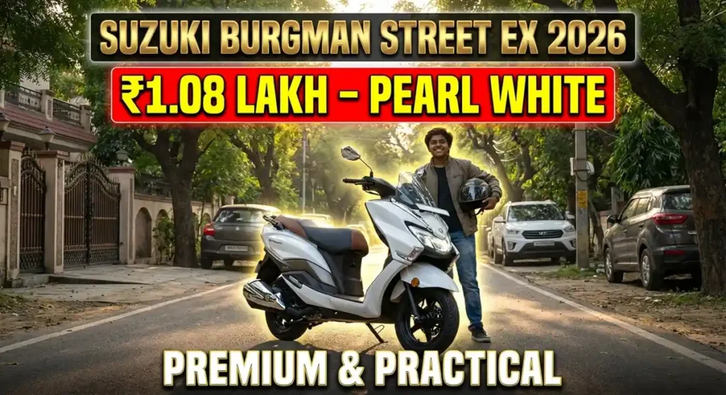 Suzuki Burgman Street EX Features Design  2026