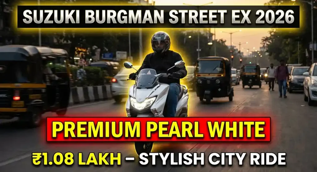 Suzuki Burgman Street EX Mileage  2026