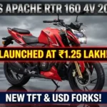 TVS Apache RTR 160 Launched 2026