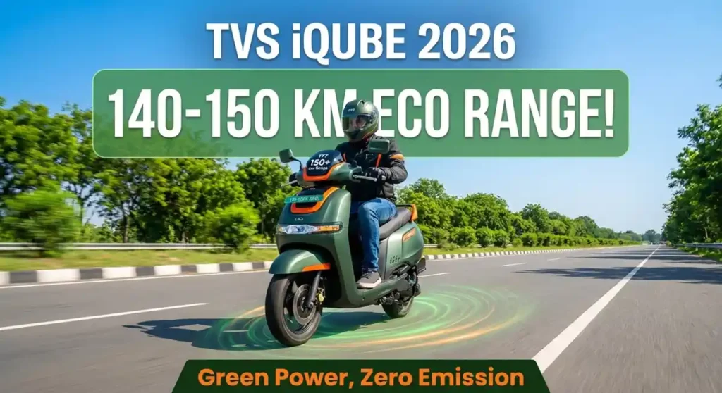 TVS iQube EV 2026 Mileage Specifications