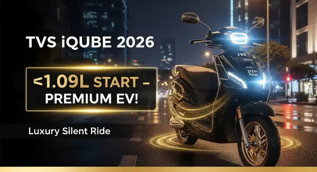 TVS iQube EV 2026 Price Mileage Battery 