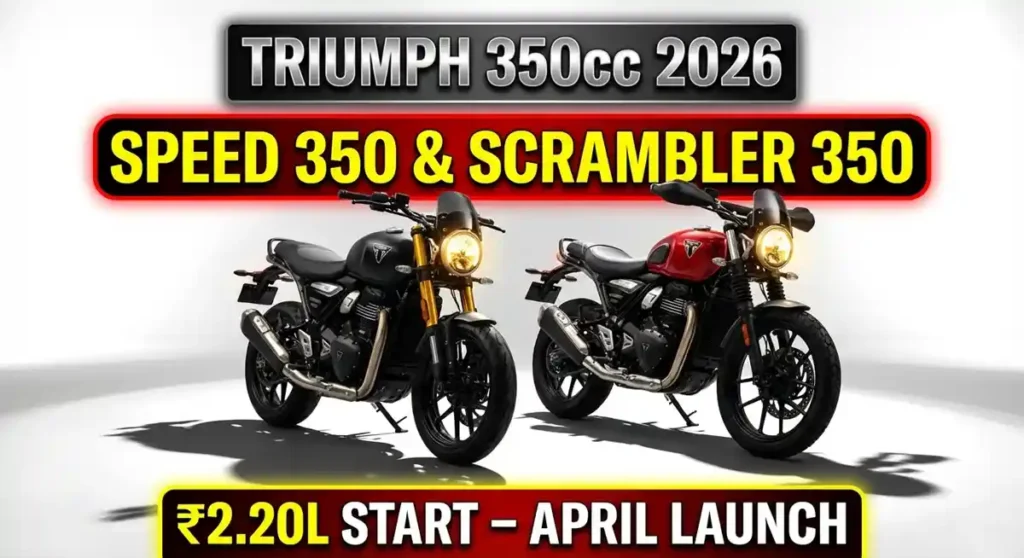 Triumph 350cc Bike Launched in India