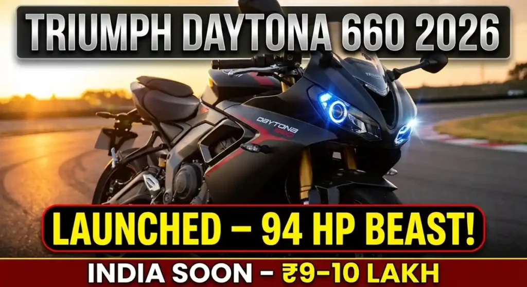 Triumph Daytona 660 Launched