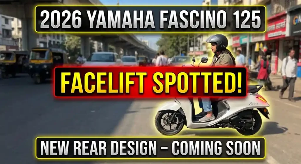 Yamaha Fascino 125 facelift 2026 Features
